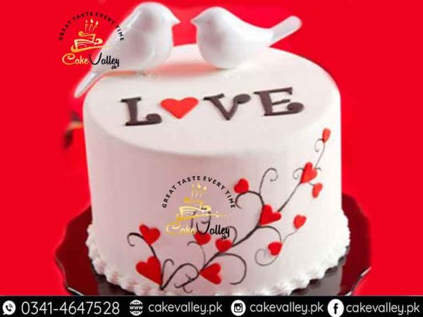 valentine day cake