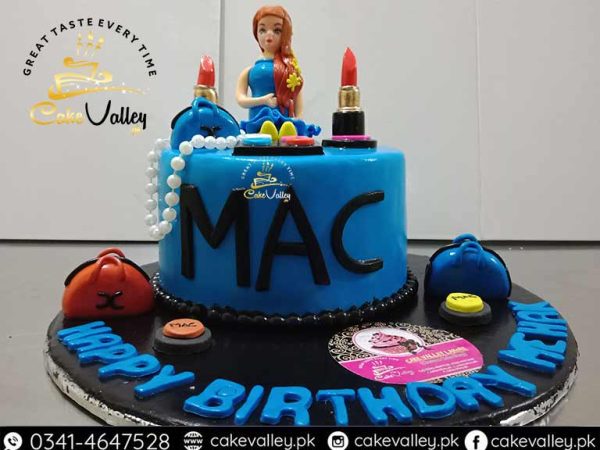 Make up kit cake design Birthday cakes for Girls