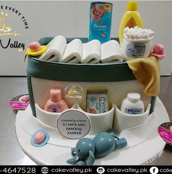 diaper bag baby shower cakes coming or New Born Baby Cake