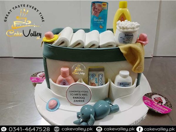 diaper bag baby shower cakes coming or New Born Baby Cake