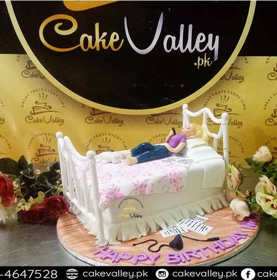 Best Girls Themed Bed Cake - Girls Birthday Cake